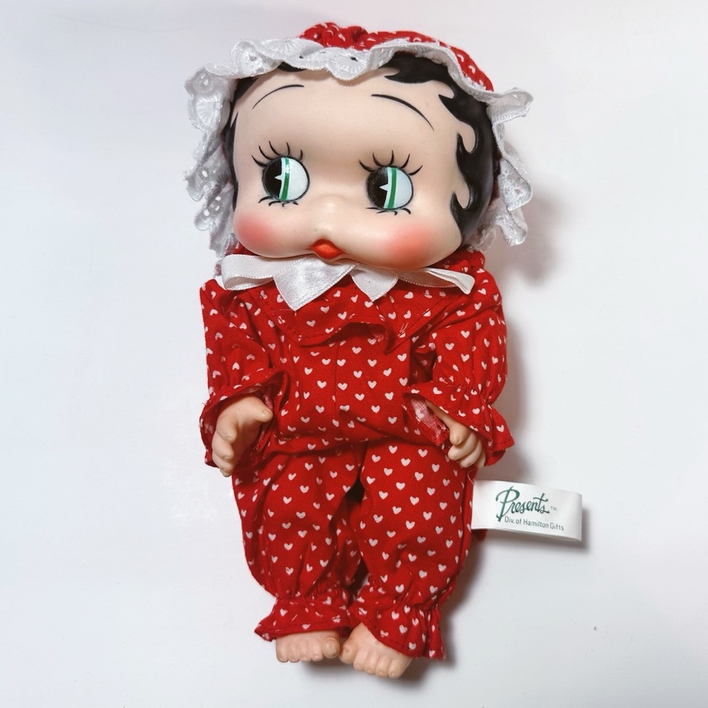 Vintage Baby Betty Boop Doll – Pajamas, Hearts, and All the Sass